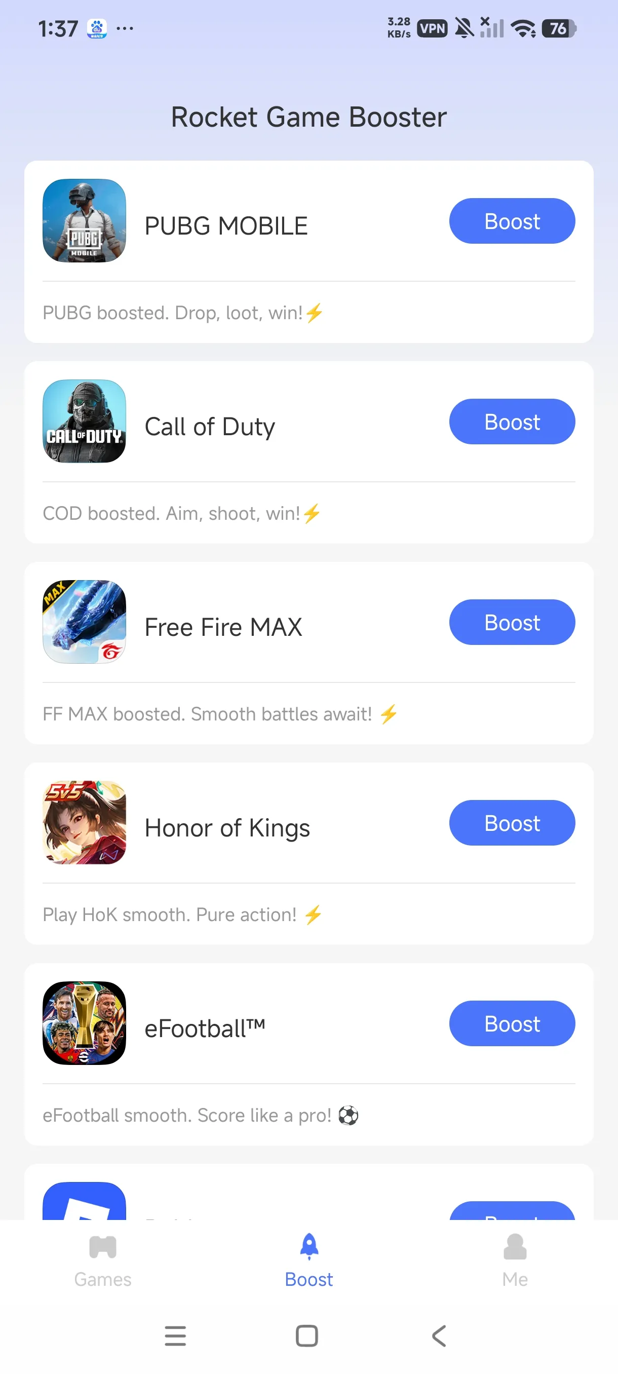 Add Call of Duty to Rocket via the Add My Games button
